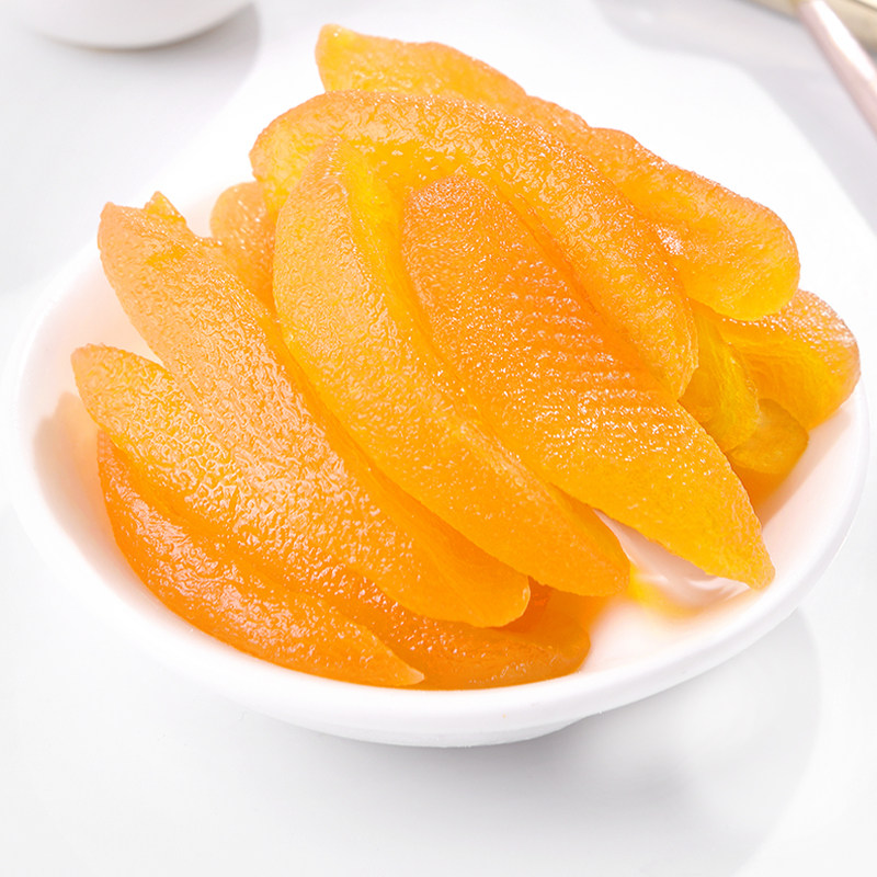 含羞草黄桃干500g桃子干桃干水果果干果脯蜜饯休闲零食桃肉无糖精