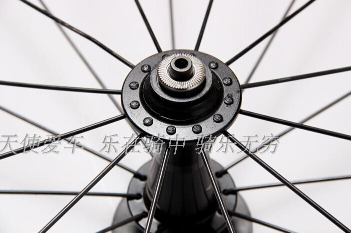 捷安特配件 公路车自行车车圈 bontrager 24孔 前后轮组622X17 - 图1