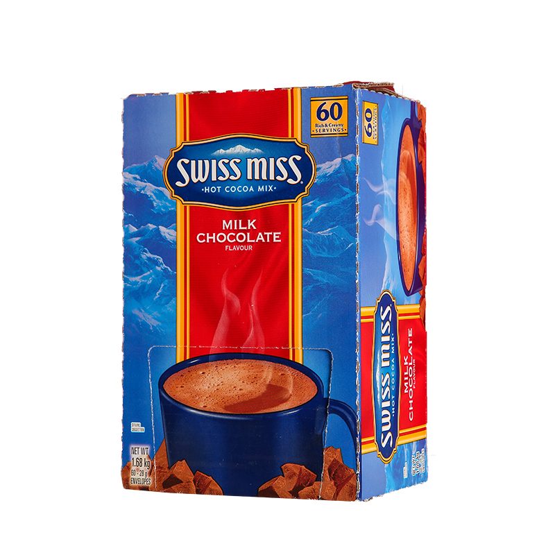 上海costco Swiss Miss瑞士小姐牛奶热巧克力冲饮可可粉28gx60包 - 图3