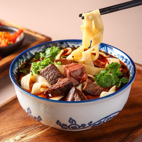 伊都刀削速食拉面条山西拌挂非油炸方便炒油泼裤袋宽面花纹半干 - 图1