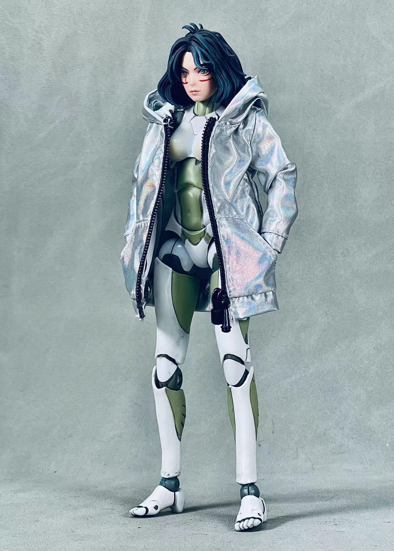 阿巳3.0 6寸蜗之壳寿屋机娘女神112figma兔女郎艾琳防晒衫-图1
