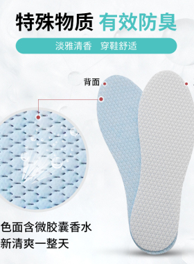 BALEA芭乐雅清香型吸汗超薄鞋垫