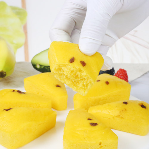 红枣南瓜糕 糯米糕速冻半成品营养早餐 发糕小吃软糯免切商用粥店 - 图0