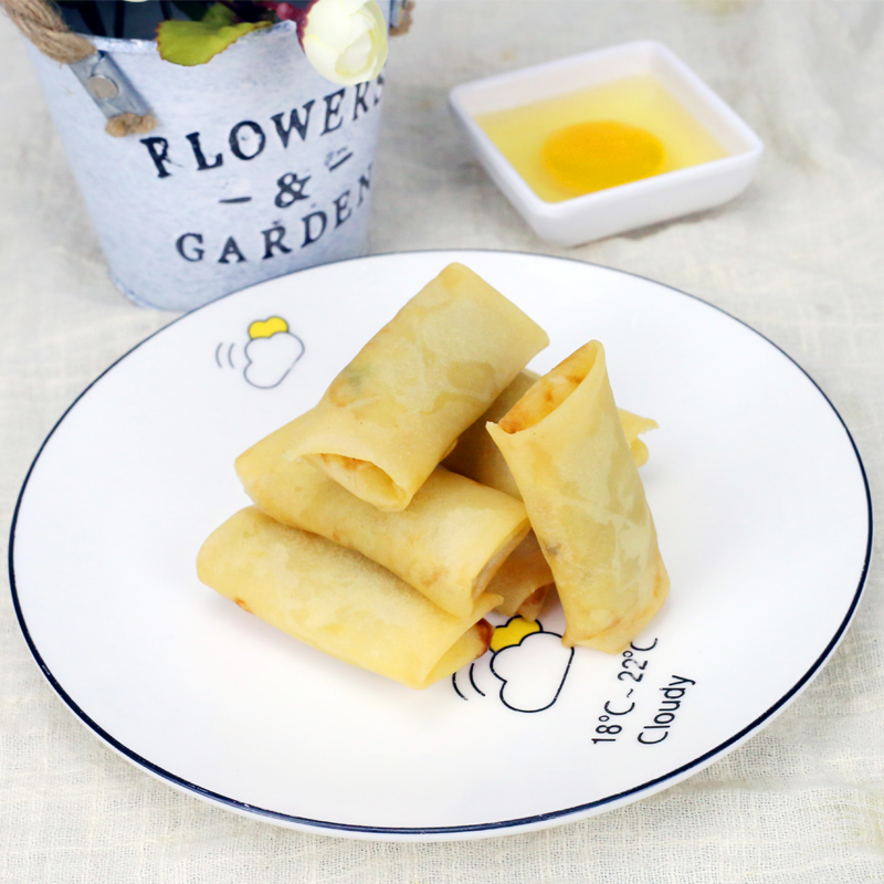上海南翔春卷皮早餐油炸小吃点心餐饮商用春卷薄饼皮家用手工面皮,淘宝优惠券,粉丝福利购,淘宝优惠卷