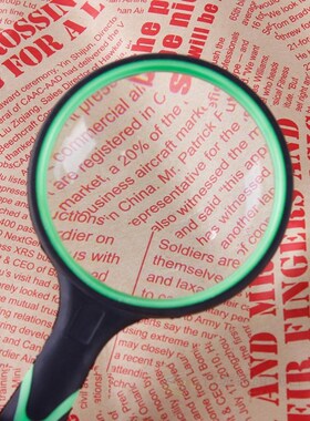 60mm Portable Handheld 10X Reading Magnifying Glass Handle M