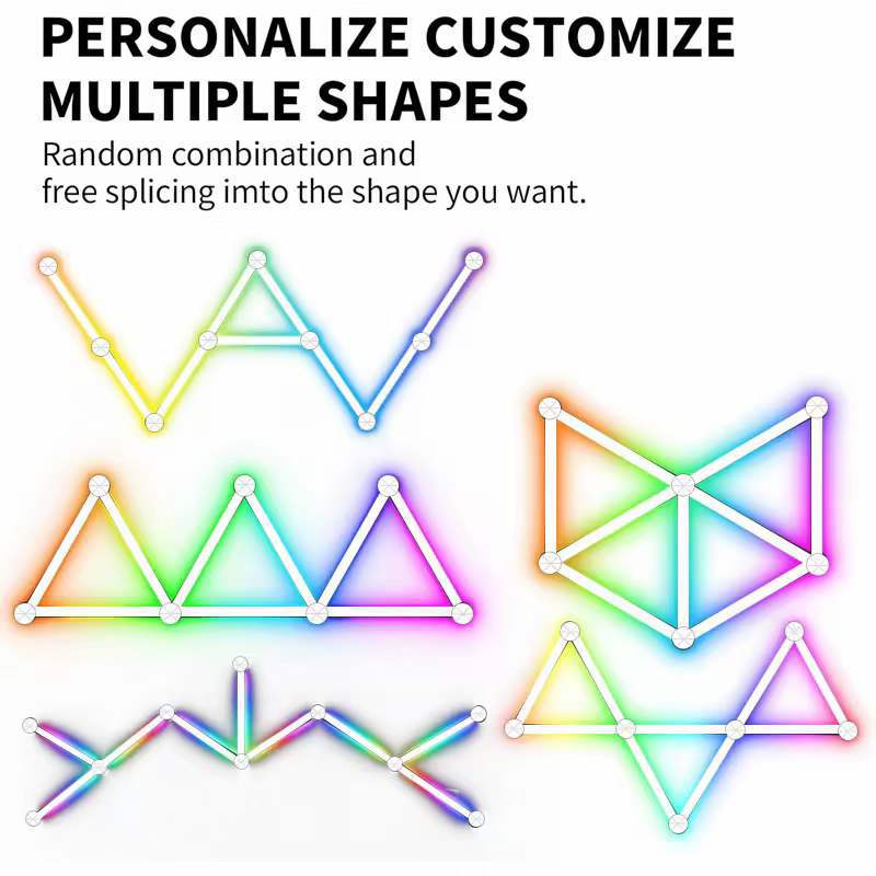 Intelligent graffiti pickup light RGB ambient ligh涂鸦拾音灯 - 图1