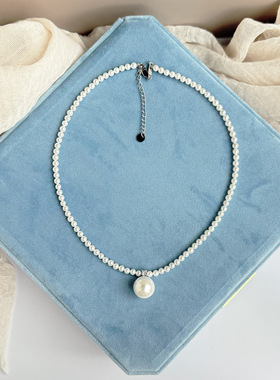 Loren Nicole珍珠项链女戴妃王妃款小米珠浪漫名媛风轻奢法式温柔