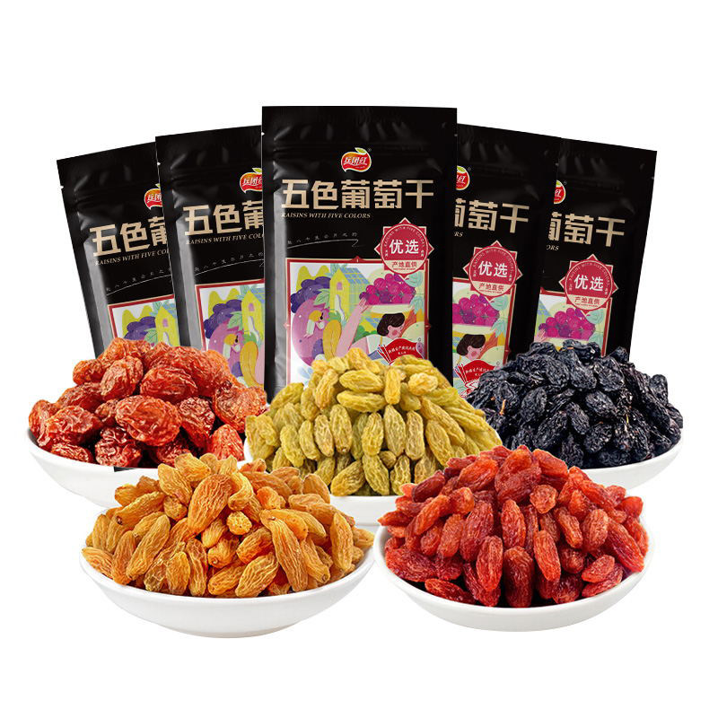 兵团红新疆特等五色180g*葡萄干 兵团红食品葡萄干