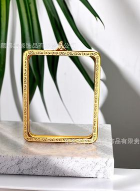 唐卡批发西藏手绘双面唐卡盒空盒佛牌吊坠嘎乌盒祥云黑财神描金卡