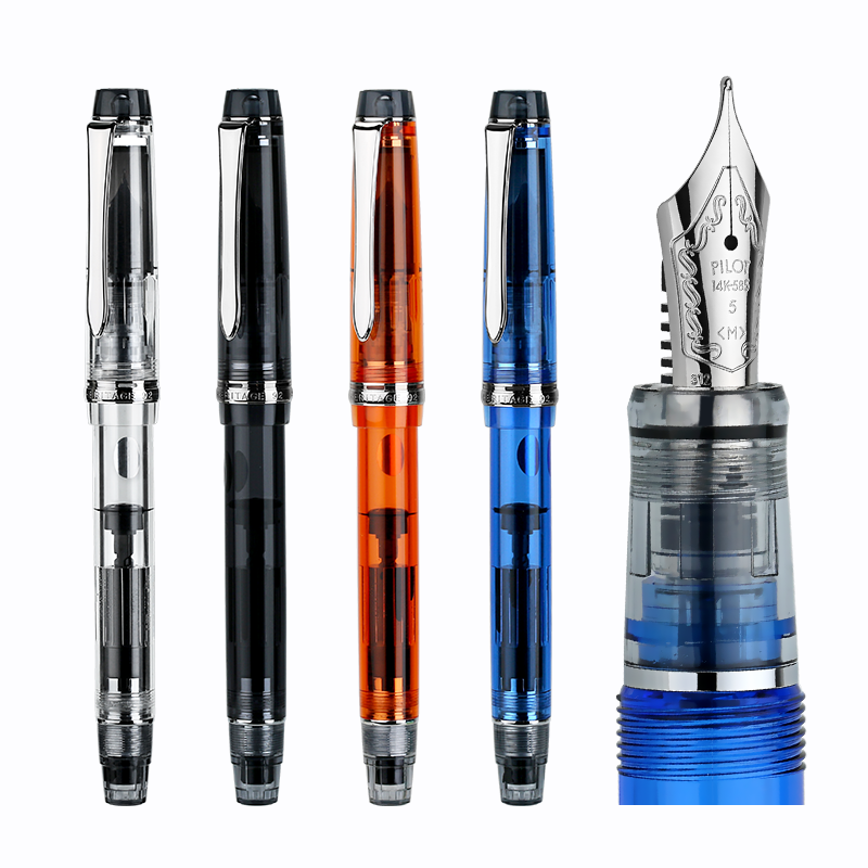 【12期免息】日本PILOT/百乐限定 CUSTOM HERITAGE 92活塞上墨14K金钢笔 FKVH-15SRS礼盒装送礼商务办公