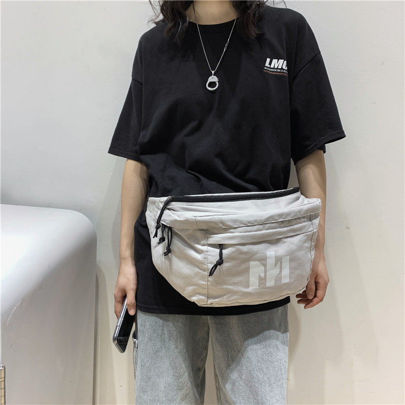 王一博同款男士胸包单肩潮牌斜挎包 龙帛男士包袋