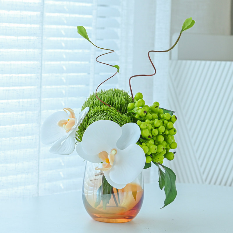 餐桌花摆花高颜值盆栽花艺北欧小清新假花仿真花摆件家居客厅摆设,淘宝优惠券,粉丝福利购,淘宝优惠卷