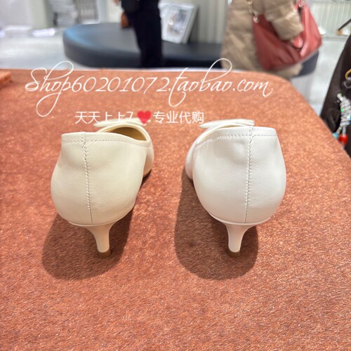 Staccato/思加图2026春季女鞋高跟鞋蝴蝶结浅口鞋优雅女单鞋EGA05 - 图2