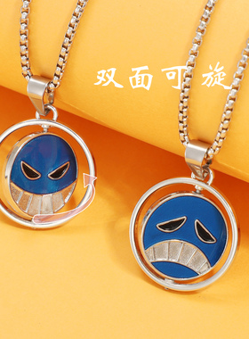 海贼王周边路飞草帽项链吊坠