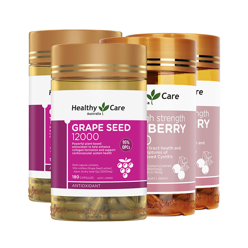 healthy care澳洲进口葡萄籽粉胶囊 HealthyCareAustralia海外丽人海外膳补