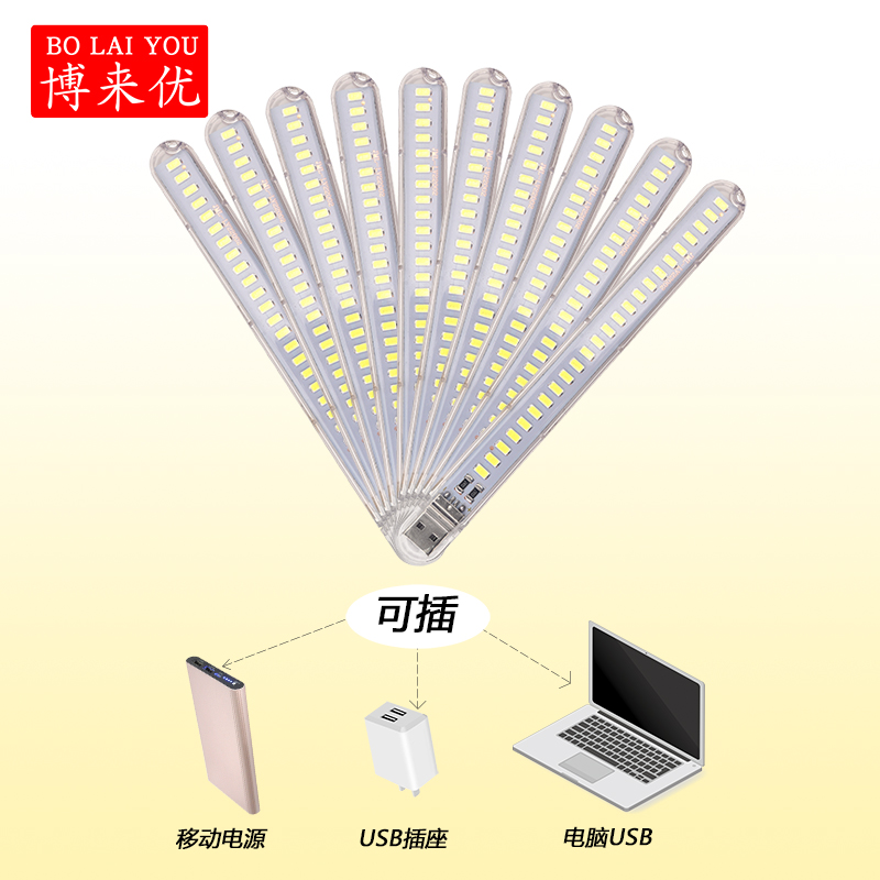 彩色LED灯USB网红拍照直播背景灯卧室氛围灯浪漫情调灯可10档调光-图1