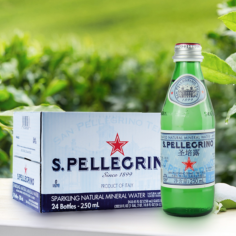 意大利S.pellegrino圣培露气泡水250ml/500ml/750ml充气矿泉水 - 图1