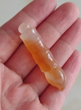 天然玛瑙宝石级文昌笔挂坠