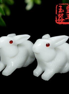 盛丰玉兔招财中式客厅办公室前台