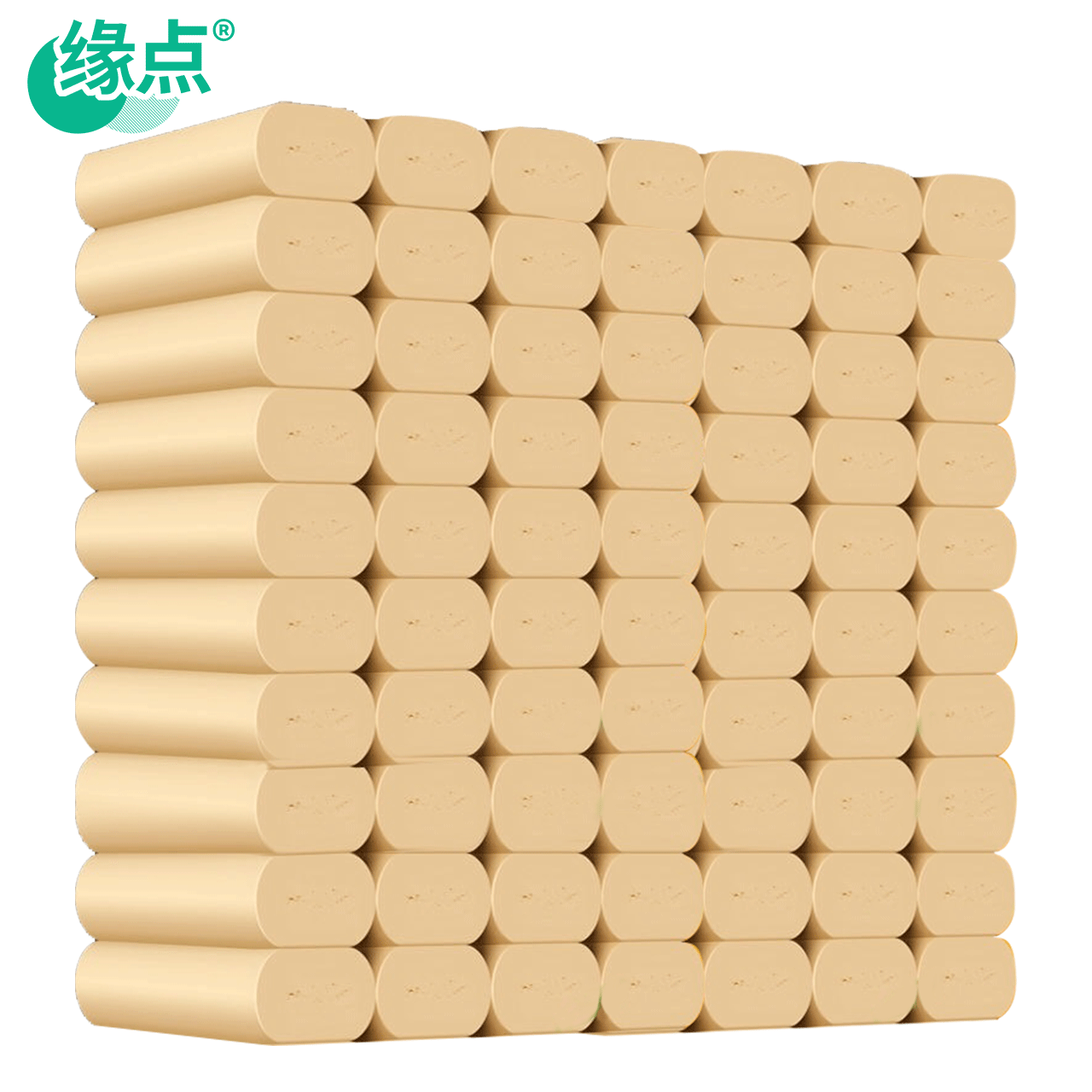 缘点家居旗舰店缘点96卷卫生纸家用纸巾卷纸实惠装整箱批本色家庭手纸厕纸卷筒纸3