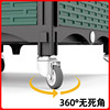 Planting box on wheels, movable flower box for growing vegetables