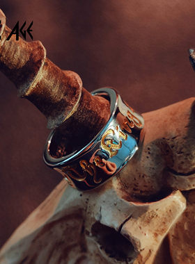 纪念MJ戒指ROCKAGE纯银电镀刻字