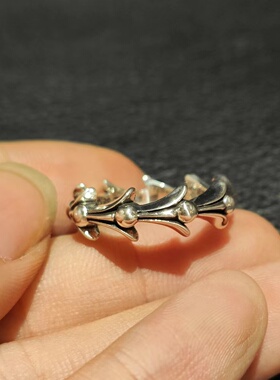 ROCKAGE水波小裙子军花情侣戒指