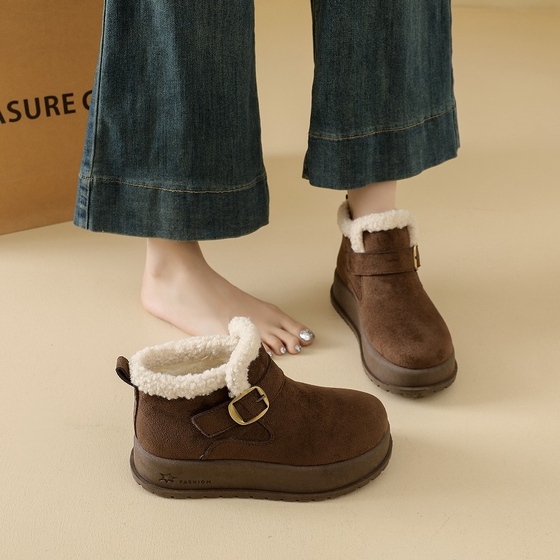 加绒老北京布鞋女冬季高帮加厚棉鞋防滑软底中老年雪地靴妈妈棉靴,淘宝优惠券,粉丝福利购,淘宝优惠卷