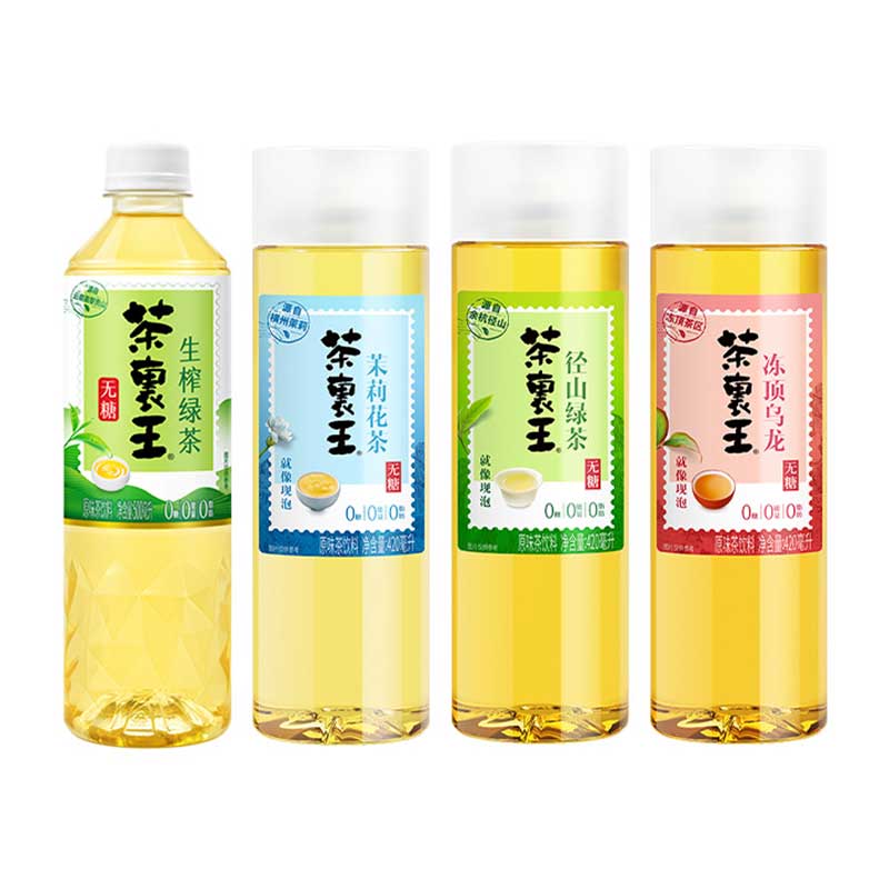 统一茶里王无糖茉莉花茶饮料420ml*15瓶整箱特批价0糖0脂茶饮料-图0