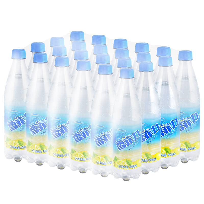 可口可乐雪菲力盐汽水600ml*24瓶整箱柠檬口味防暑降温汽水饮料-图3