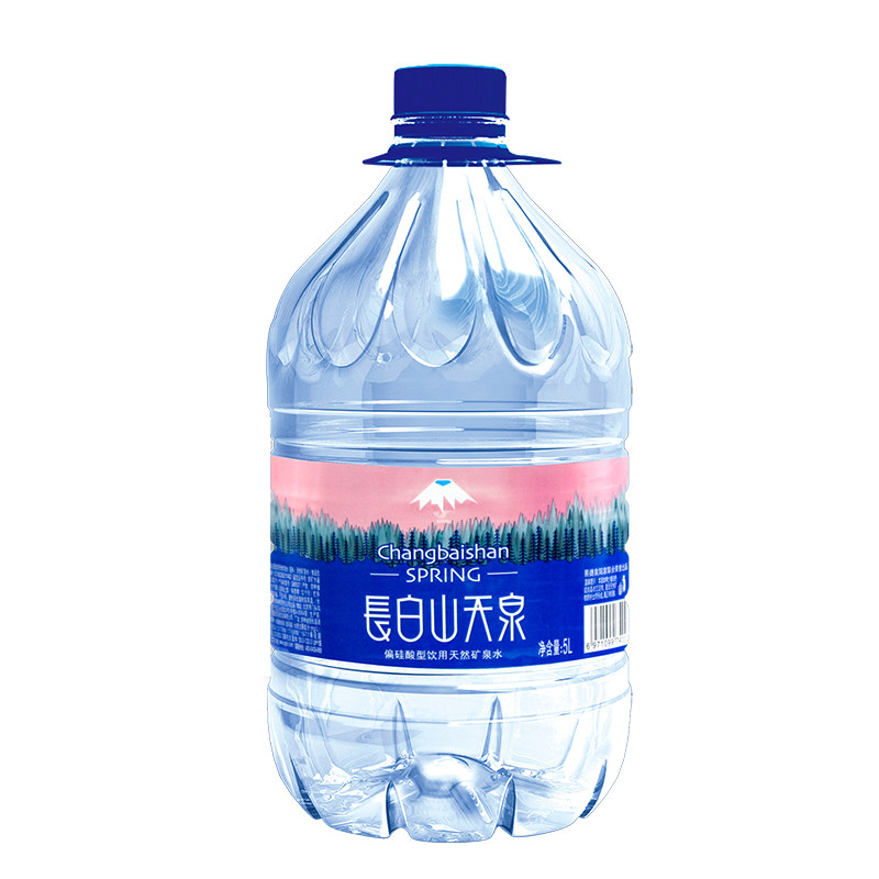 长白山天泉泉阳泉产天然矿泉水5L*4桶整箱家庭大瓶桶装泡茶饮用水