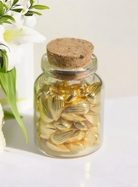 合金配饰玻璃瓶招财桌面办公桌家居装饰布置随身携带创意礼物摆件