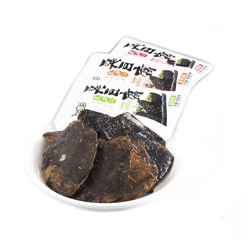 味知爽老长沙即食黑色臭干子臭豆腐 味知爽食品臭豆腐