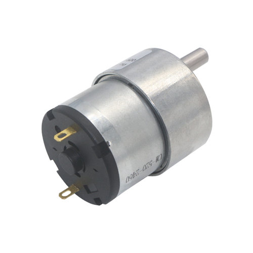SZCMMOTOR JGB37-520减速马达有刷电机微型直流减速电机 6V正反转 - 图0