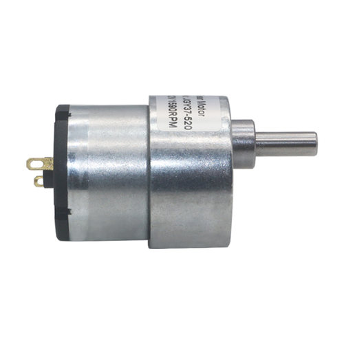 SZCMMOTOR JGB37-520减速马达有刷电机微型直流减速电机 6V正反转 - 图1