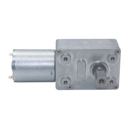 8MM空心轴马达JGY-370涡轮蜗杆减速电机 大扭力自锁电机 12V24V6V - 图1