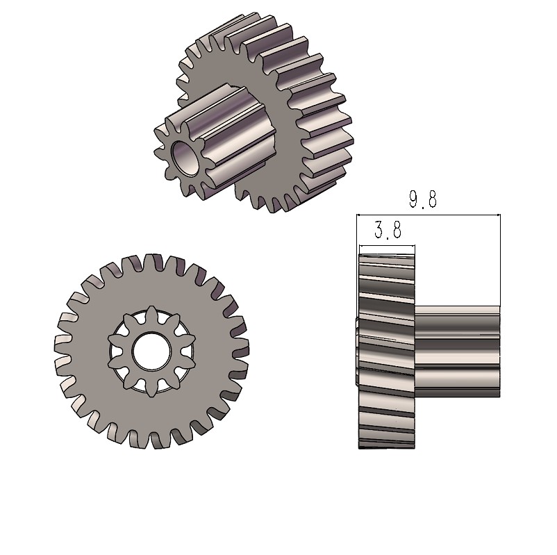 5840-31ZY涡轮蜗杆减速电机配套涡轮 0.5M铜涡轮0.5M钢涡轮斜齿轮