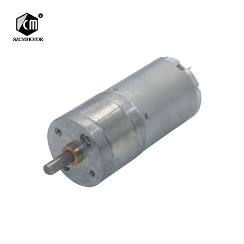 JGA25-370直流减速电机智能机器人电机智能小车电机 DC6V12V24V - 图0