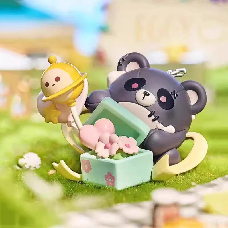 正版蛋仔派对盲盒一起去野餐潮玩具公仔游戏周边蛋小蓝手办礼物