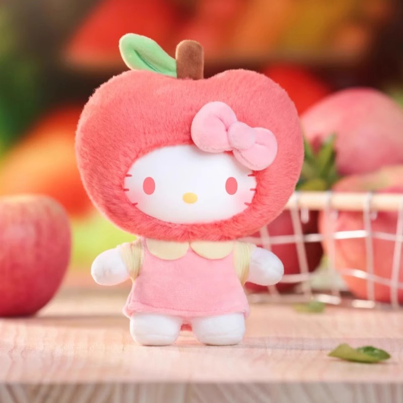 TOPTOY新品HelloKitty果香乐园系列毛绒盲盒潮玩摆件搪胶玩偶礼物 - 图0