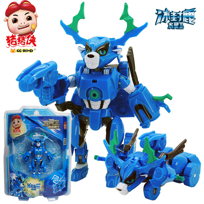 猪猪侠玩具五灵守卫者正版五灵王机器人变形玩具酷变炫变五灵卫_虎窝淘