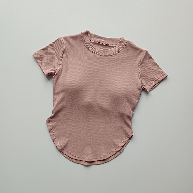 清仓断码瑜伽服带胸垫短袖女跑步排汗健身上衣速干显瘦运动T恤夏,淘宝优惠券,粉丝福利购,淘宝优惠卷