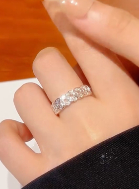 银色钱多多钱串子铜钱戒指女