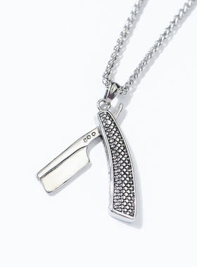 钛钢项链朋克风复古ins饰品吊坠