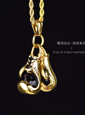 美式钛钢男女健身嘻哈百搭手套