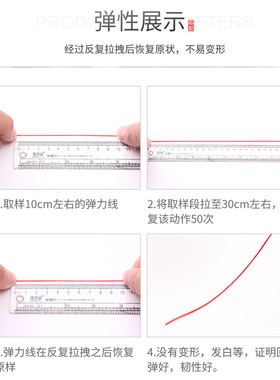 手串绳弹力珠子水晶文玩耐磨进口