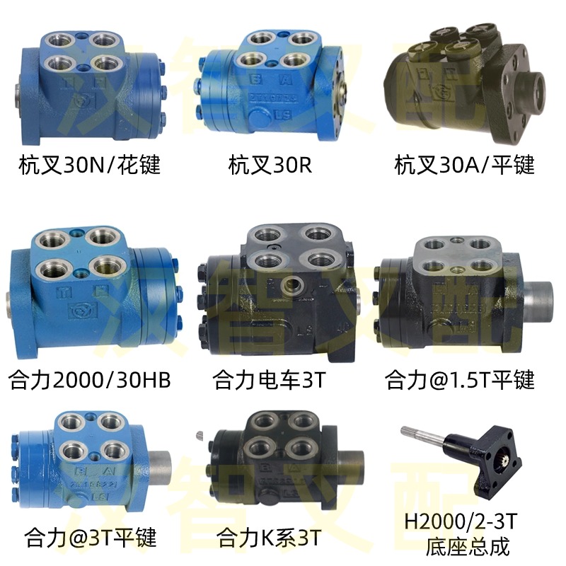 BZZ方向机转向机底座接头连接轴杭州合力JAC叉车配件全液压转向器-图1