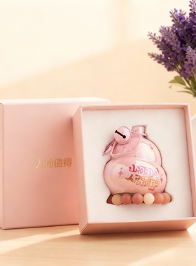 可爱小猪树脂桌面摆件生日礼物