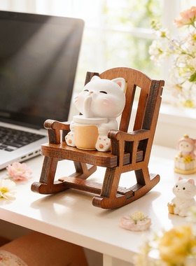 可爱治愈小猫桌面摆件送礼