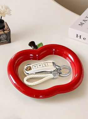 可爱卡通玄关钥匙收纳摆件入户门家居电视柜旁装饰品乔迁新居礼物